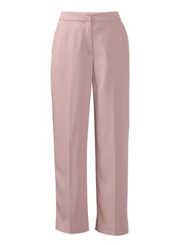 Image of VERO Moda Women's Relaxed 'Desk-to-Dinner' Straight Fit High Rise Stretch Formal Trousers | Formal Pants for Women