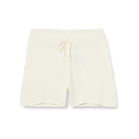 MUSTANG Women's Julie Knit Shorts in Whisper White Cover