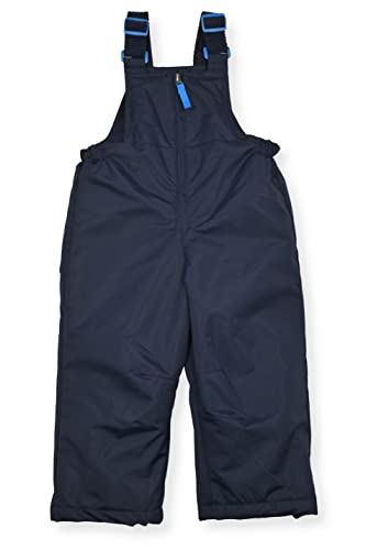 Image of Arctic Quest Boys' Bib Snow Pants and Ski Jacket Water-Resistant Snowsuit For Kids Winter Hooded Jacket, Pure Navy, 7