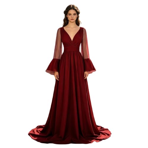 Vestido de cóctel elegante con cuello en V para deslumbrar en fiestas y cenas