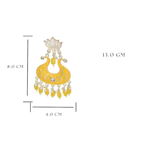 Image of Nilu's Collection Handmade Antique Designer Floral Jhumka for Women & Girls | Made of Brass | Any occasion, festival, function