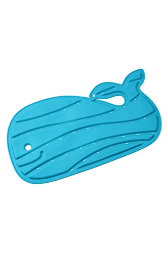 Skip Hop Non-Slip Baby Bath Mat, Moby, Blue