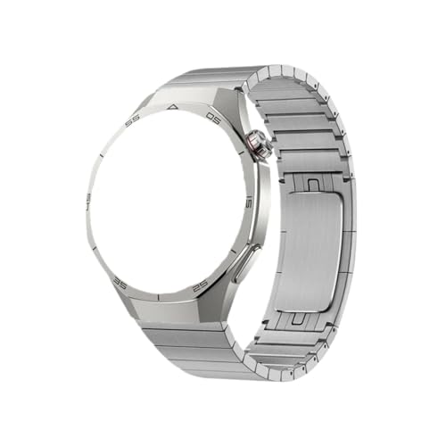 [LOKLNEYK] Huawei Watch GT5/GT5 Pro/46mm/3/4 Pro/GT3/2/2e�o���h�ɓK������22mm�X�e�����X�X�`�[���X�g���b�v(Sliver,For Huawei Watch 3 Pro)