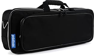 Familiar Pedaltrain soft case styling Exterior accessory storage pocket (sizes vary by model) Platinum SBS zippers on main compartment and accessory storage pocket Premium shoulder strap with padded shoulder pad and enhanced swivel clasp Water-resist...
