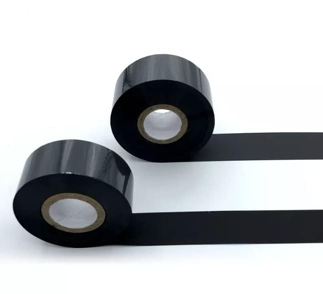 Image of 20 Rolls Hot Stamp Ribbon Thermal Transfer Ribbon 30mm x 100m for Date Coder Hot Stamp Printer 241 241B 241S TJ-08 DY-8 DY-6 (Black)