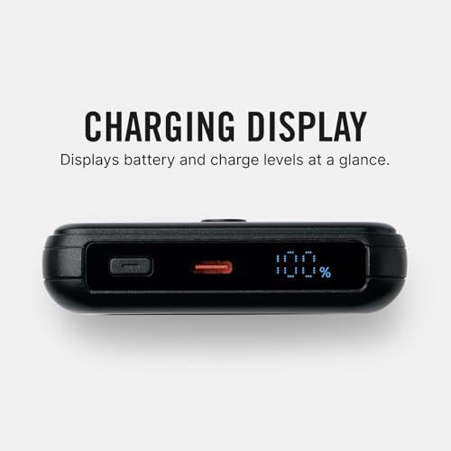 Ridge-Magnetic-Power-Bank-Fast-Charging-Compatible-with-MagSafe-Portable-Charger-Power-Bank-with-Built-in-Cable-and-Wireless-Charging-5-in-1-Charging-Magnetic-Attachment-Matte-Black