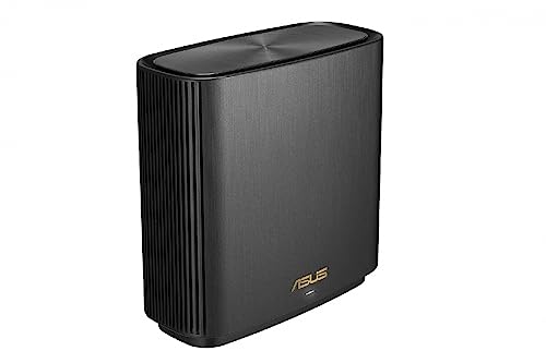 ASUS ZenWiFi XT8 Noir - Routeur sans Fil Wi-FI 6 AX Mesh, Tri-Bande, 6600 Mbit/s, 200m2, AiProtection avec TrendMicro à Vie, Port WAN/LAN 2,5 Gigabit + 3 Ports LAN Gigabit, AiMesh