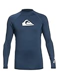 Quiksilver All Time - Long Sleeve UPF 50 Rash Vest for Boys 8-16 - Jungen 8-16.