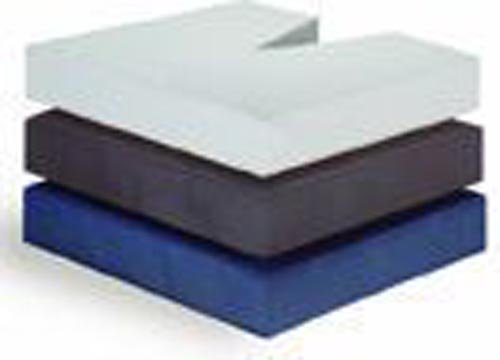 Coccyx Cushion Foam 18" x 16" x 4" Navy