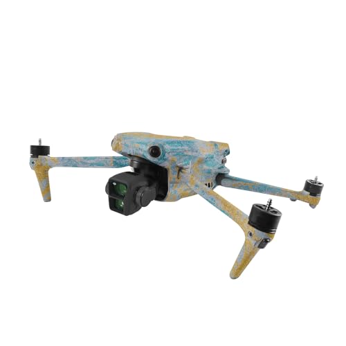 Image of MightySkins Glossy Glitter Skin Compatible with DJI Air 3 - Ocean Marble | Protective, Durable High-Gloss Glitter Finish | Easy to Apply