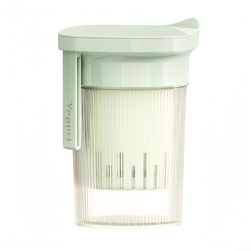 SelfMade - Colino per yogurt greco, con filtrazione a pressione e separazione del siero di latte per una consistenza densa (blu)