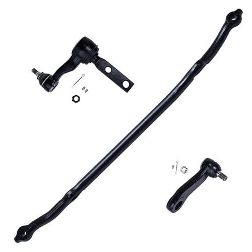 Image of Detroit Axle - 4WD Front 15pc Suspension Kit for Ford F-150 Expedition F-250 Lincoln Navigator Upper Lower Control Arms Sway Bars Tie Rods Center Link Idler Pitman Arms Adjusting Sleeves Replacement