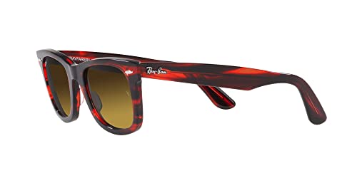 Image of Ray-Ban Rb2140f Original Wayfarer Low Bridge Fit Square Sunglasses for Men for Women