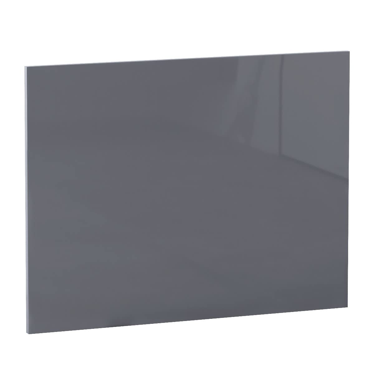 Aquariss Gloss Grey Bathroom 700Mm L Shape Wood Shower Bath End Panel