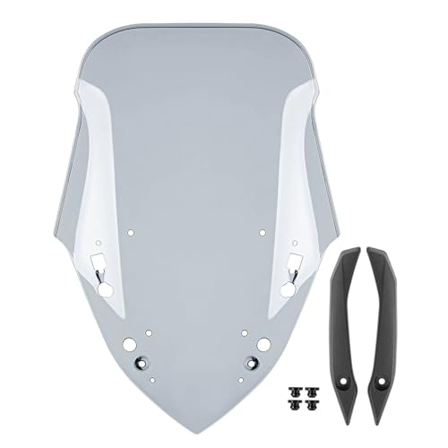 �E�C���h�V�[���h�G�N�X�e���V���� ���}�n NMAX 125 NMAX155 2021 2022-2024 �o�C�N�p �E�B���h�K�[�h �G�A�t���[�f�t���N�^�[ �o�C�U�[ ���h �E�C���h�X�N���[��(Light Smoke)