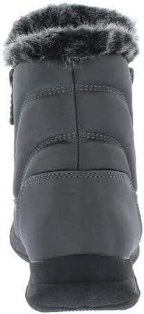 totes Women's Bootie Zip Snow Boot, Black