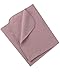 Engel Natur, Baby Fleece Decke mit Muschelkante, 100% Wolle (kbT) (80x100 cm, Rosenholz Melange)