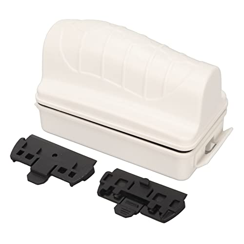 Gavigain 120cm Dual Scraping Power Aquarium Scraper, Self Floating Magnetic, Ergonomic Non Slip Handle, Safe for Large Containers, for Fish Container Cleaning (White)