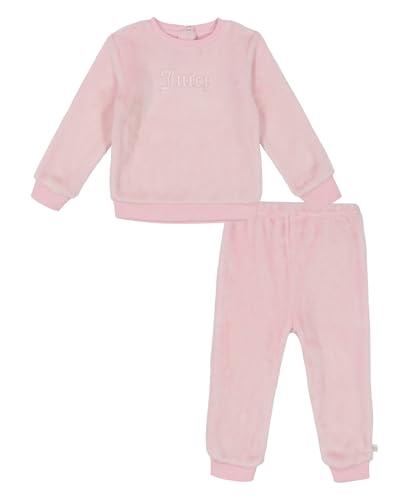 Image of Juicy Couture Girls' 2-piece Faux Fur Legging Set, Crewneck With Pants
