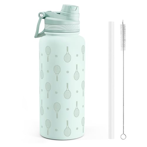 With Strap 32oz, Insulated Bottles With Straw And Spout Lid For Gym Sports Travel Outdoor, Gifts For Women Girls Birthday Christmas
