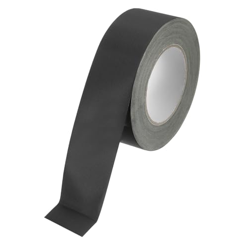 Image of MECCANIXITY Insulating Acetate Cloth Adhesive Tape, 2in x 98ft Black Electrical Heat Resistant Fabric Tape with Paper for Laptop Electric Automotive Guitar Repair Wire Harness