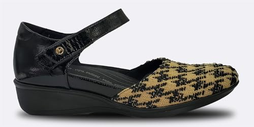 Image of Revere Osaka Mary Jane - Premium Leather - Orthotic-Friendly Removable Insoles - Adjustable Strap - Arch Support - Stylish Wedges for All-Day Comfort