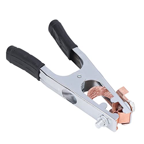 500A Copper Welding Clamp, Non Slip Handle, Stainless Steel Body, Maximum 45mm Opening, Ground Clamp Tool Set Kit for Welder