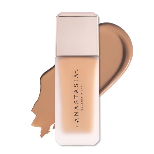 Anastasia Beverly Hills Impeccable Blurring Second Skin Matte Foundation - Full-Coverage Long-Wear Foundation with Soft-Focus Blurring Finish for Smooth Natural-Looking Skin - 4WP