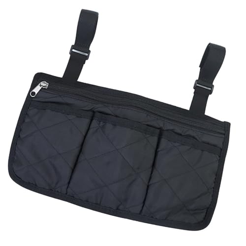 マルチポケット車椅子吊りバッグポータブルアームレストサイド収納防水サイドポーチ取り付け簡単マルチポケット吊り下げ