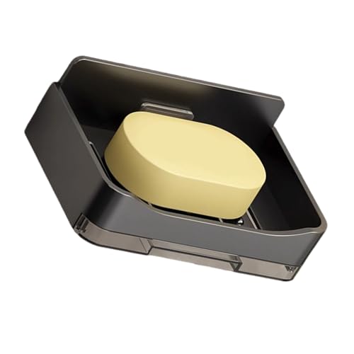 Élégant porte-savon de salle de bain avec égouttoir résistant à l'eau, support mural pour éponge de cuisine, porte-savon de douche