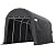 ADVANCE OUTDOOR 10x20 ft Heavy Duty Carport Outdoor Patio Anti-Snow Large Space Canopy Storage Shelter Shed with 2 Roll up Zipper Doors & Vents for Snowmobile Garden Tools, Gray