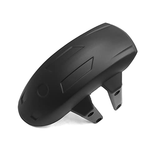 Image of uxcell Black Plastic Motorcycle Rear Wheel Cover Fender Splash Guard Mudguard w Bracket