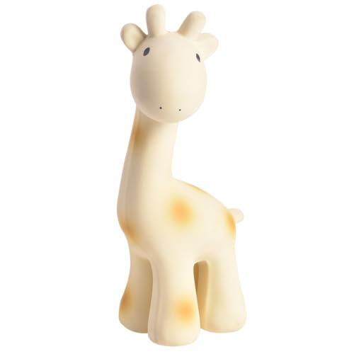 Giraffe Organic Natural Rubber Rattle, Teether & Bath Toy