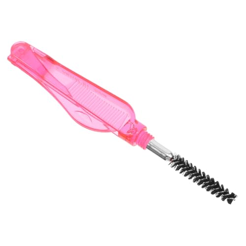 Healeved Compact Double-Head Eyelash Comb Lash Brow Grooming Tool Portable Makeup Applicator Beauty Tool for Women