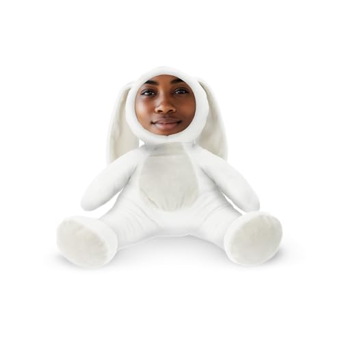 your surprise Personalisierte Kuscheltier mit Gesicht Foto - Kuscheltier mit Foto Bedrucken lustige Geschenke für männer und lustige Geschenke für Frauen (20 cm)