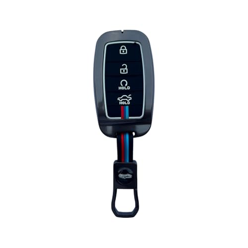 Image of NEODRIFT 'KeyShield' Car Key Cover for KIA Sonet (Shape 4, 04 Buttons) (Durable, Stylish, and 360 Protection)