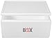 Produktbild THERM BOX Styroporbox 38W, Innen: 53x33x21cm, Wand:3,0cm, Volumen: 38L, Isolierbox Thermobox Kühlbox Warmhaltebox Wiederverwendbar