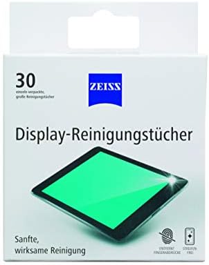 ZEISS Chusteczki do czyszczenia wyświetlacza 30 szt. bez alkoholu i amoniaku, do czyszczenia tabletów