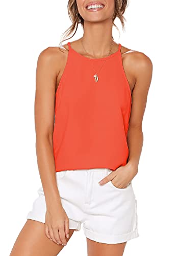 Image of LouKeith Womens Tank Tops Casual Flowy Printed Vest Shirts Sleeveless Cotton Soft Summer Tees Blouses