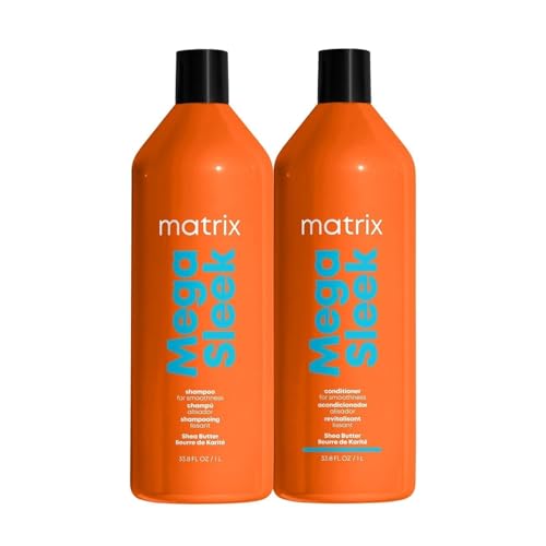 Matrix Mega Sleek Shampoo and Conditioner Set - Smoothing and Moi...