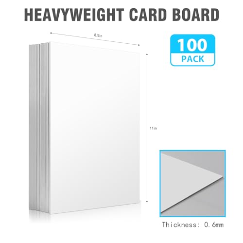 Image of 100pcs 7.5*10.5 Inch Storage Boards - Organizer Boards with Plastic Clips for Fabric, Comic Books & Magazines