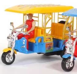 OFFPHATE Plastic Toy E-Rickshaw Battery auto, Pack of 1, Pull Back Toy, Weight Around 100 Grams & Length 10 CM. Color. (Blue) (B0BMM8T9LX) Amazon Price History, Amazon Price Tracker