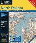 National Geographic TOPO! North Dakota Map CD-ROM (Windows)