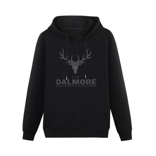 dalmore Logos Hoody tops Men's Pullover Hoodys Black S