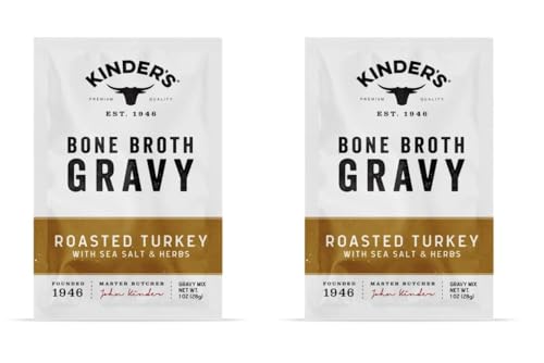 Kinder's Seasoning Mixes 1oz - 2 packets (Bone Broth Gravy Roasted Turkey)