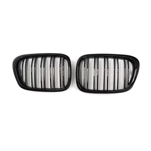 Rejillas delanteras para E39 (1999-2003) en acabado negro brillante