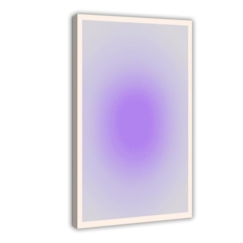 Poster abstrait dégradé bleu doux pour décoration de chambre moderne