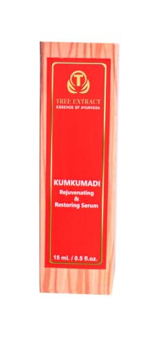Image of Kumkumadi Rejuvenating and Restoring Face Serum with Saffron, Ayurvedic Lightweight Serum for Radiance, Hydration and Even-Looking Skin Tone, All Skin Types, Unisex, 15 ml
