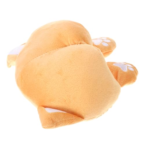 POPETPOP 犬の おもちゃ 犬のぬいぐるみ お尻の形をした犬の遊び道具 ソフトフェッチプレイおもちゃ 小さな子犬の 犬のお尻のぬいぐるみ コーギーのお尻のきしむぬいぐるみ インタラクティブな犬
