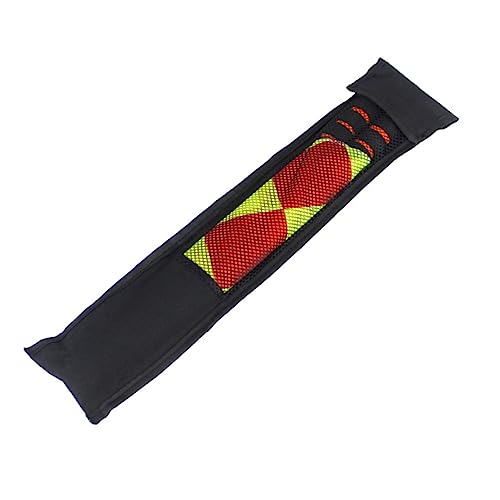 ARTSEWPLY 2pcs Football Referee Hand Flag Durable Sponge Design for Sports Matches Lightweight Portable Convenient Storage Bag